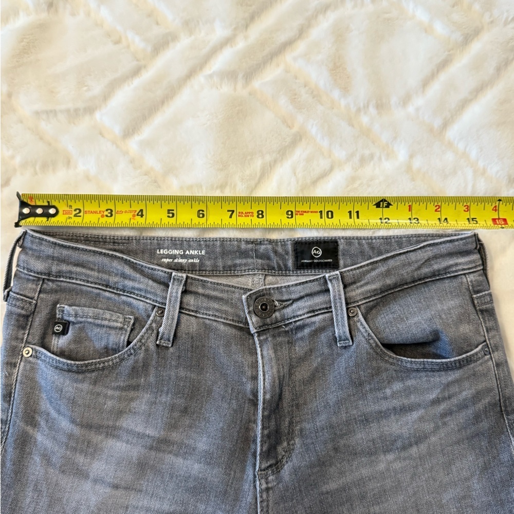 AG Adriano Goldschmied Gray Skinny Jeans - Legging Ankle - Picture 7 of 13